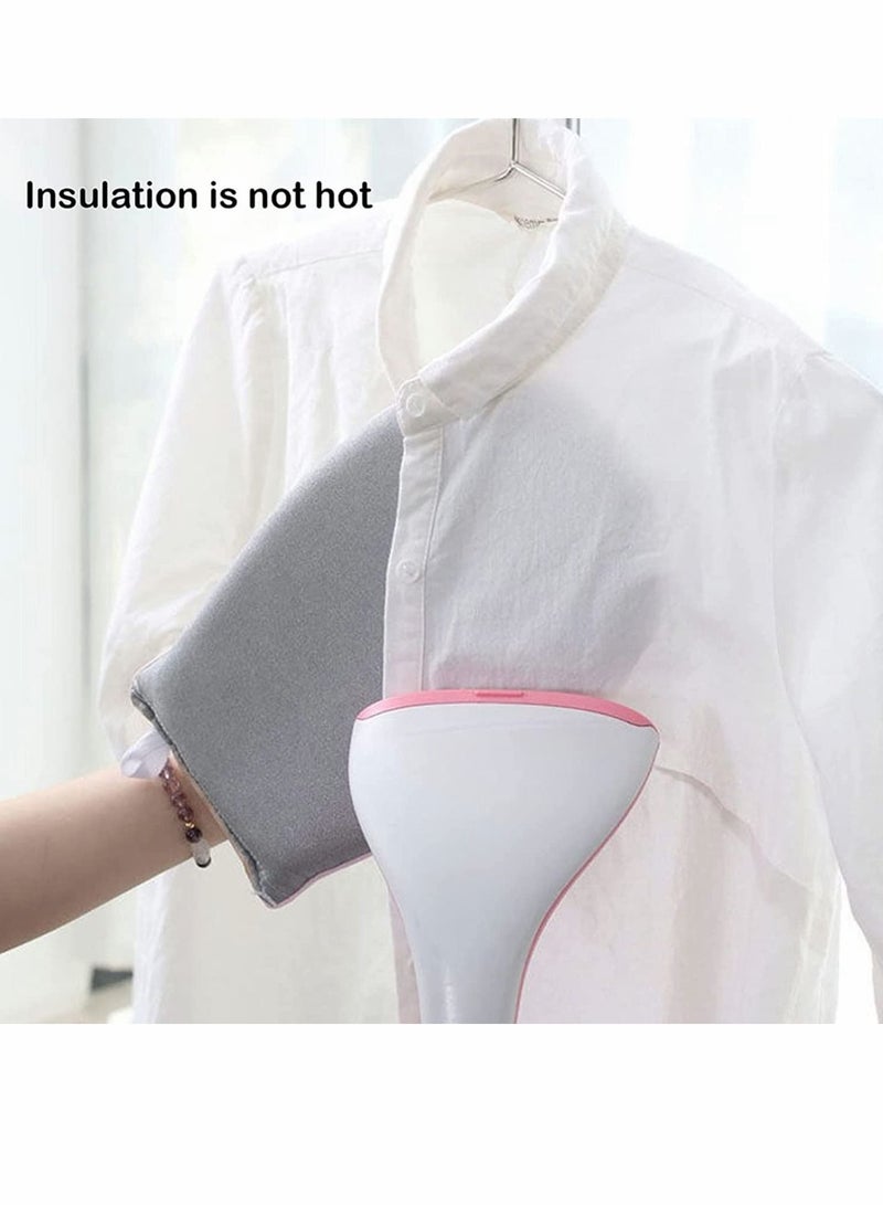 Steamer Gloves, Garment Ironing Glove, Waterproof Anti Steam Mitt with Finger Loop, Complete Care Protective Steaming Mitt, Heat Resistant Gloves for Clothes Steamers