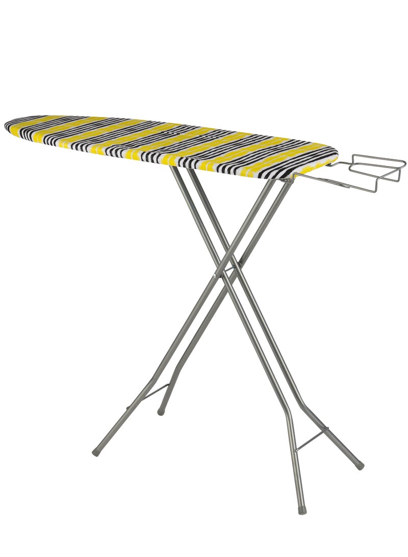 Royalford Ironing Board- RF11503| Powder Coated Steel Legs And Adjustable Height Mechanism| Foldable And Easy To Store| Non-Slip Legs And Iron Rest| Perfect For Home, Apartments, Hotels