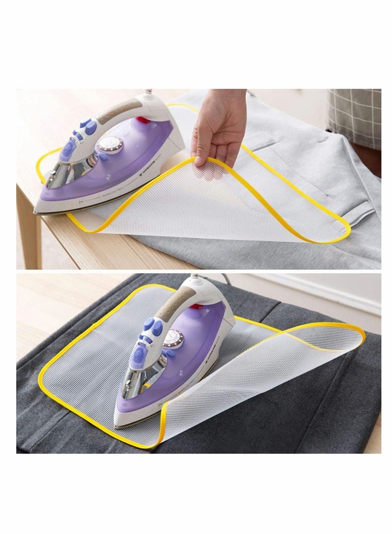 Protective Ironing Mesh, 5 Pcs Heat Resistant Cloth Insulation Pad Home Mat, for Scorch-Saving Protector