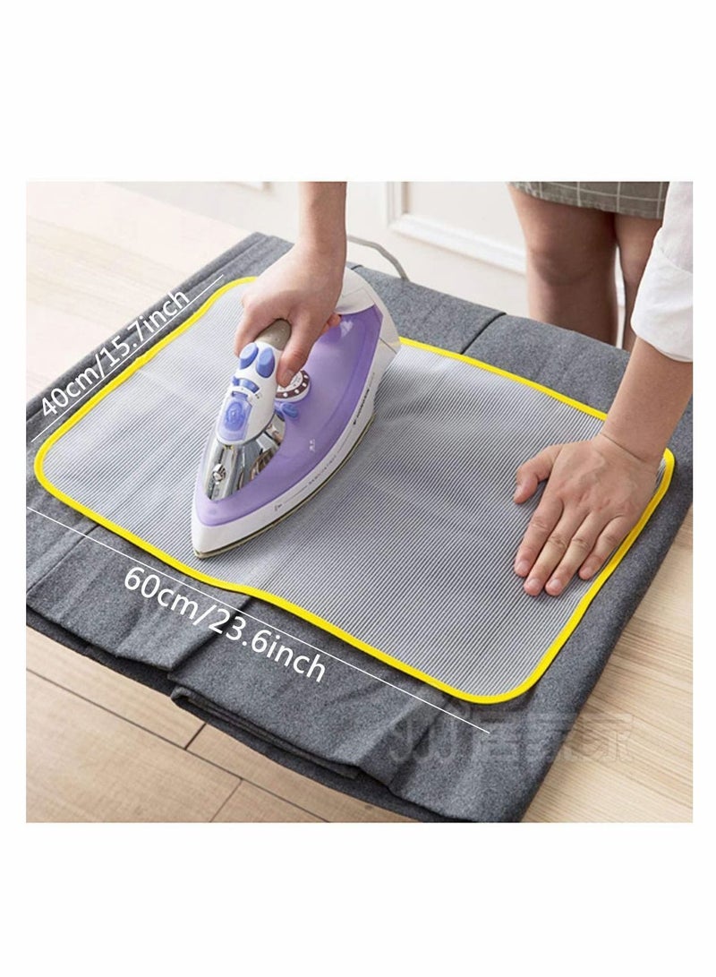 Protective Ironing Mesh, 5 Pcs Heat Resistant Cloth Insulation Pad Home Mat, for Scorch-Saving Protector