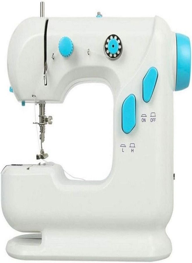 Portable Sewing Machine Mini Sewing Machine Portable Electric Craft Repair Machine 2 Speed Double Thread with Foot Pedal for Home Travel Beginner