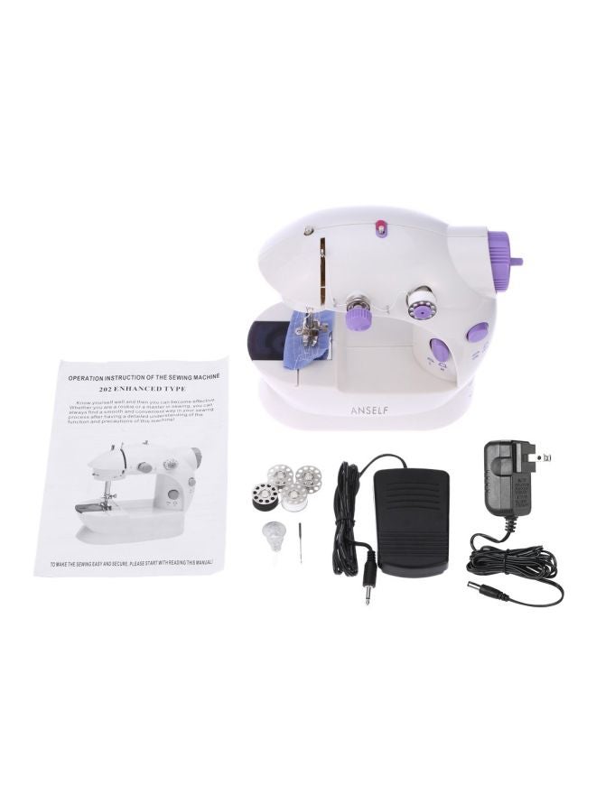 Electric Sewing Machine H16669 White/Purple