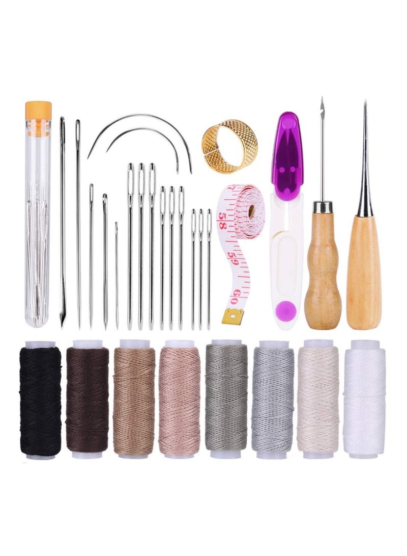SYOSI Embroidery Patterns Punch Needle Kit Craft Tool Embroidery Pen Set Multi Color