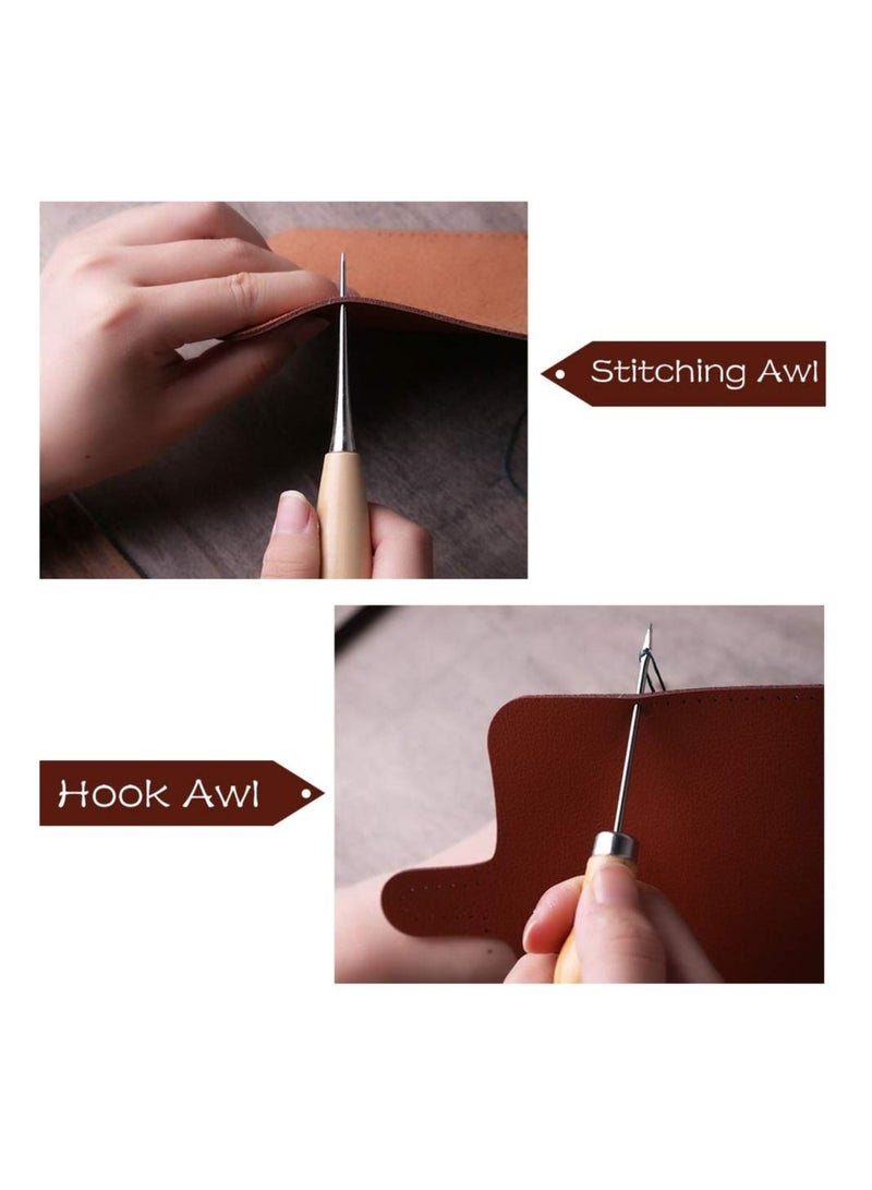 SYOSI Embroidery Patterns Punch Needle Kit Craft Tool Embroidery Pen Set Multi Color