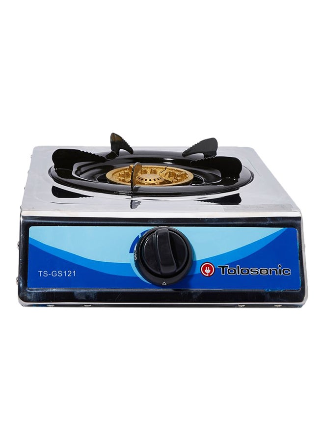 Single Burner Gas Stove TS-GS121 Silver/Blue/Black