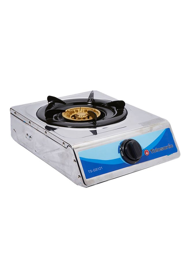 Single Burner Gas Stove TS-GS121 Silver/Blue/Black