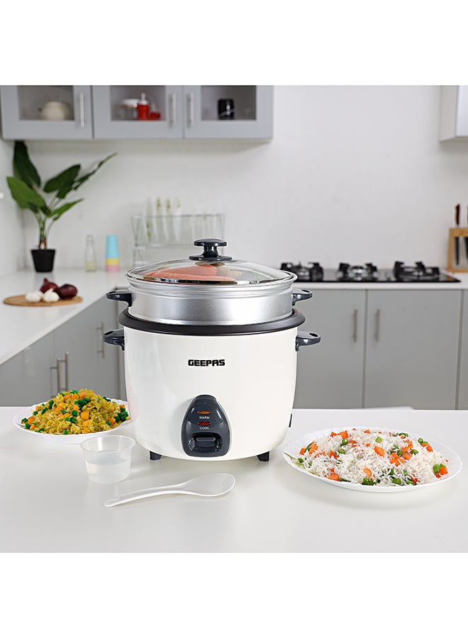 Electric Rice Cooker 1.0 L 400.0 W GRC4325 White/Black/Clear