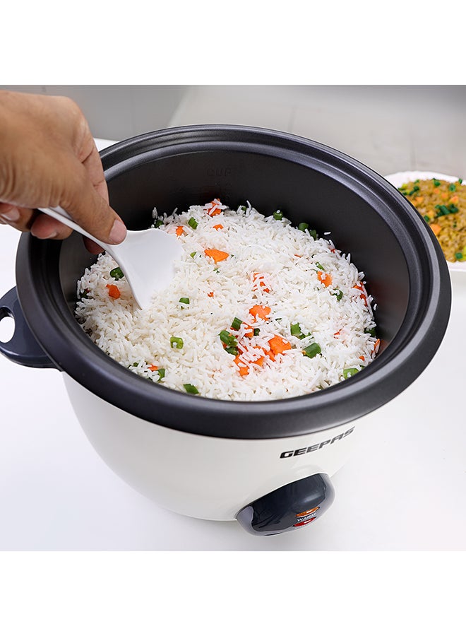 Electric Rice Cooker 1.0 L 400.0 W GRC4325 White/Black/Clear