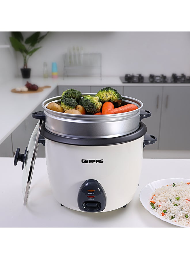 Electric Rice Cooker 1.0 L 400.0 W GRC4325 White/Black/Clear