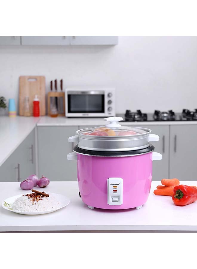 3-In-1 Portable Rice Cooker 3 L 1000 W OMRC2183H White/Grey