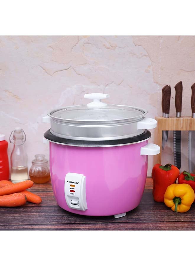 3-In-1 Portable Rice Cooker 3 L 1000 W OMRC2183H White/Grey