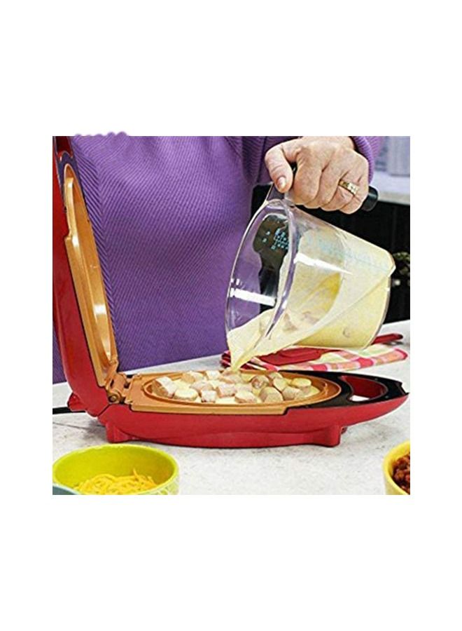 Red Copper Double-Coated 5 Minute Chef Skillet Electric Cooker