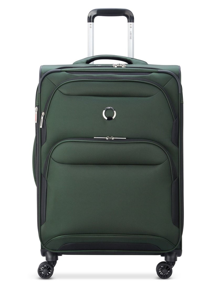 Delsey Sky Max 2.0 70.5cm Softcase 4 Double Wheel Expandable Check-In Luggage Trolley Green - 00328482003Z9