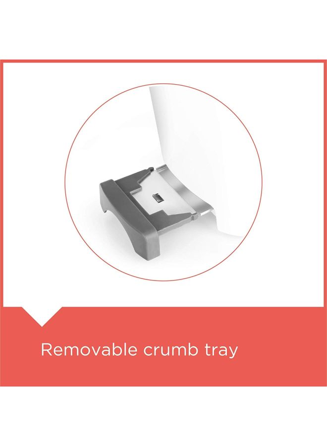 2-Slice Toaster 800.0 W ET122 Silver/Black