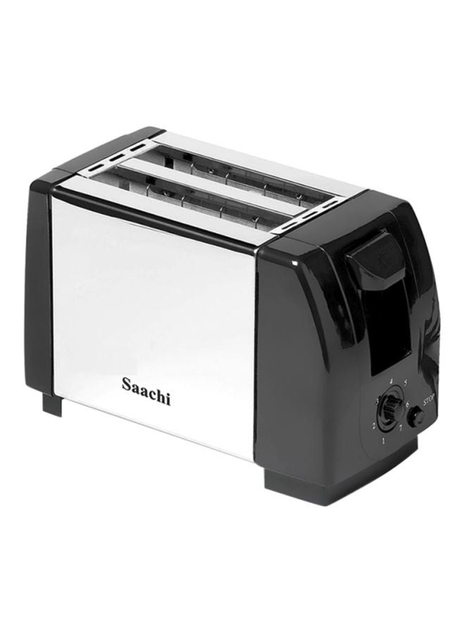 Stainless Steel 2 Slice Toaster 750W 750.0 W NL-TO-4567-BK Black