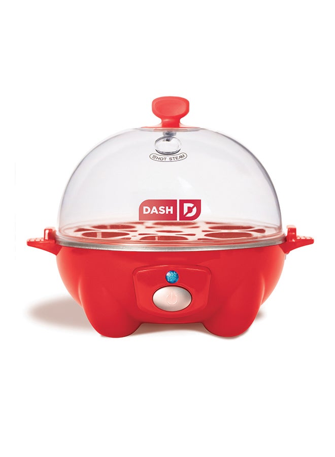 Rapid Egg Cooker: 6 Egg Capacity Electric Egg Cooker For Hard Boiled Eggs, Poached Eggs, Scrambled Eggs, Or Omelets With Auto Shut Off Feature 360 W DEC005RD Red