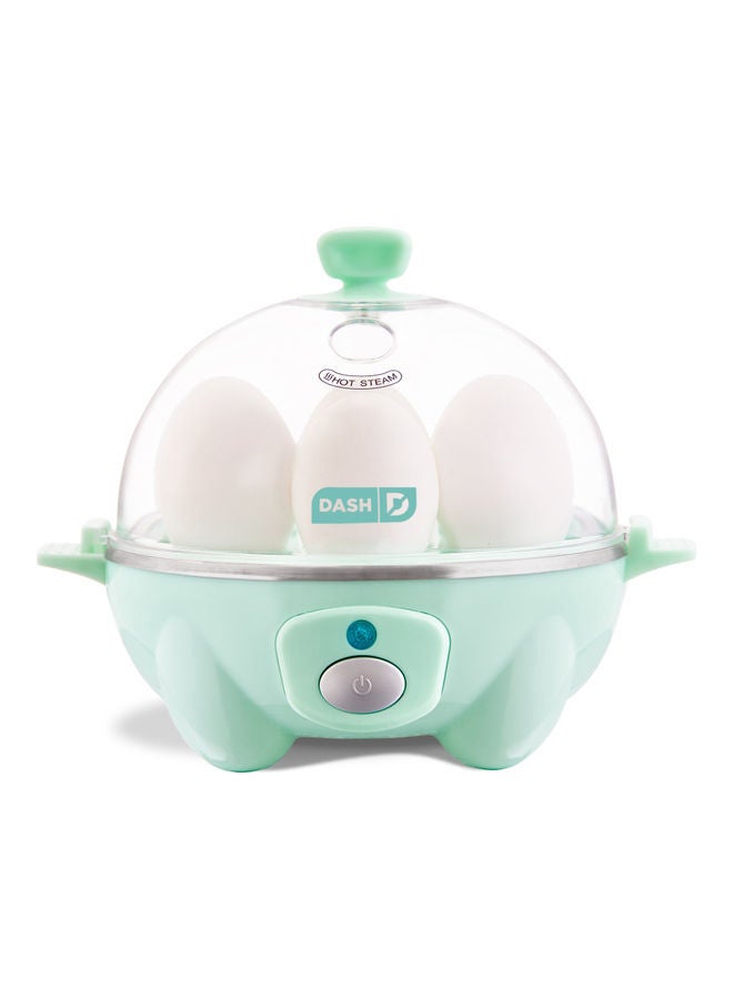 Rapid Egg Cooker: 6 Egg Capacity Electric Egg Cooker For Hard Boiled Eggs, Poached Eggs, Scrambled Eggs, Or Omelets With Auto Shut Off Feature 360 W DEC005AQ Green/Clear