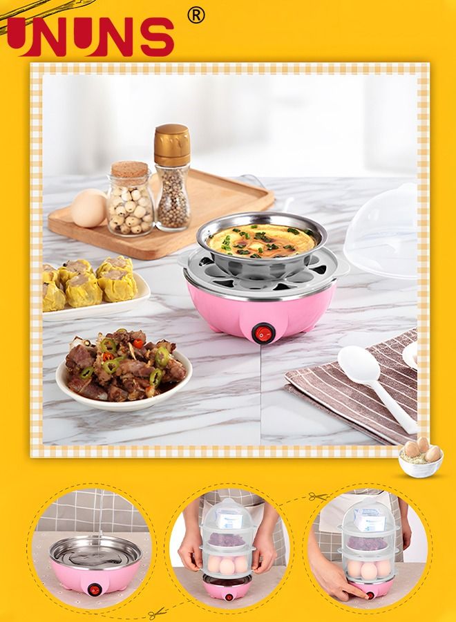 Electric Egg Cooker Boiler Maker, 21 Egg Capacity 3 Layer Egg Maker,Egg Steamer Automatic Shut Off, Egg Slicer And Stainless Steel Bowl included,Noise Free