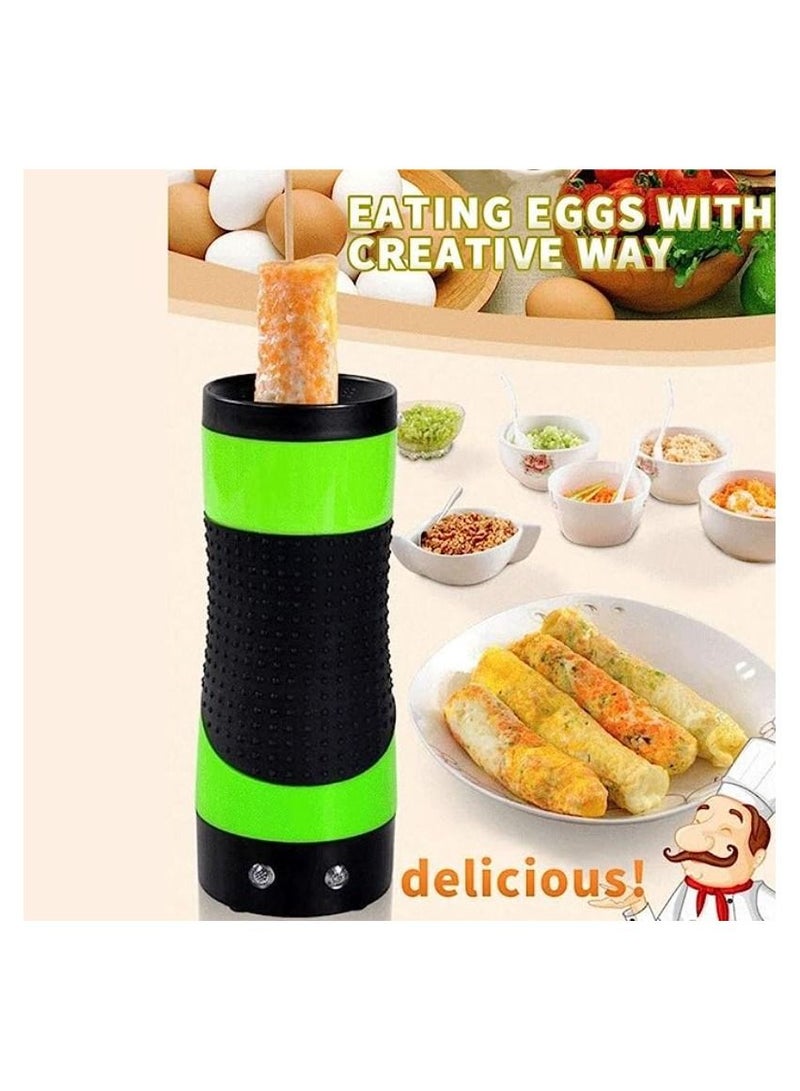 Electric Egg Roll Maker Machine Black/Green