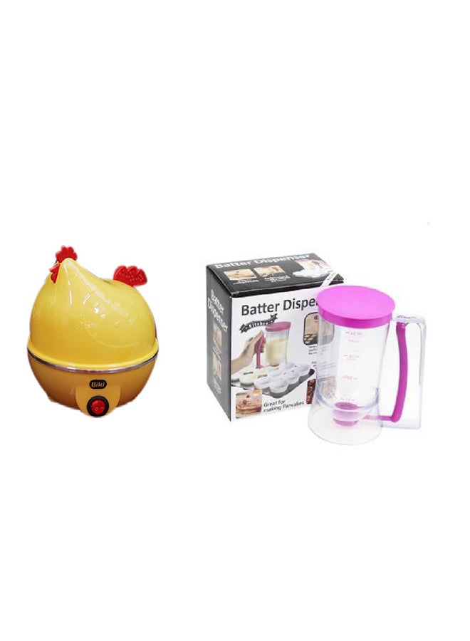 Egg Boiler With Batter Dispenser 350.0 W 6902016009284 Yellow