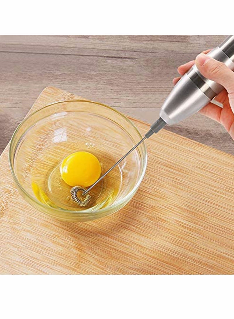 Handheld Electric Milk Frother Automatic Foam Maker for Coffee Macchiato Lattes Hot Chocolate Matcha Tea Whisking Protein Powder Beverage Mixer Ideal Gift Lovers