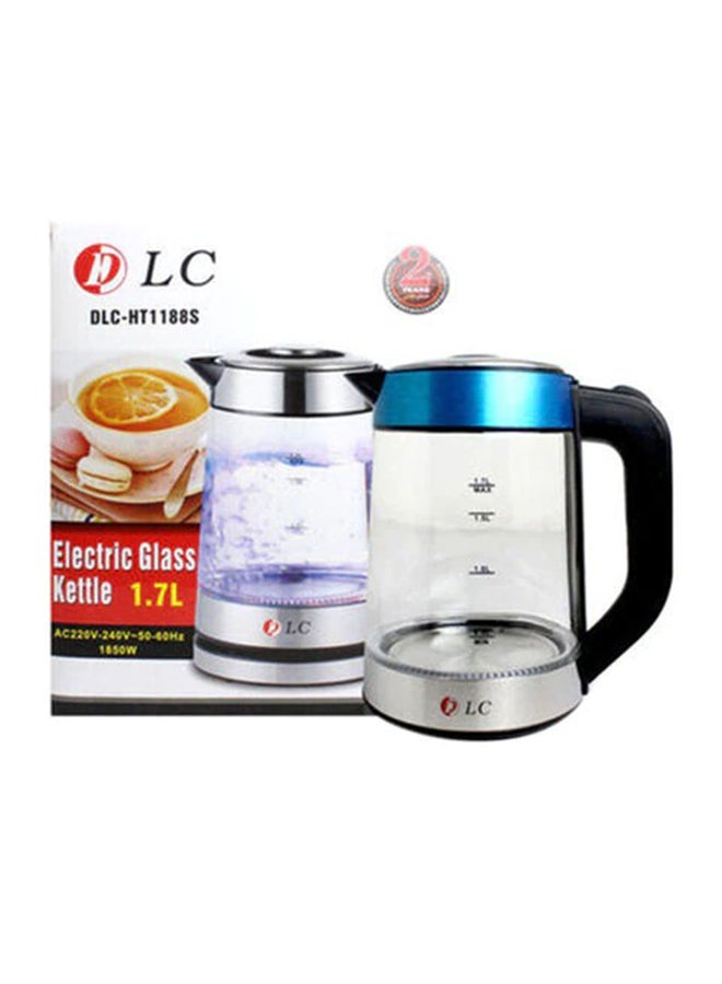 Electric Kettle 1.7 L 1850 W DLC-HT1188S Clear/Black