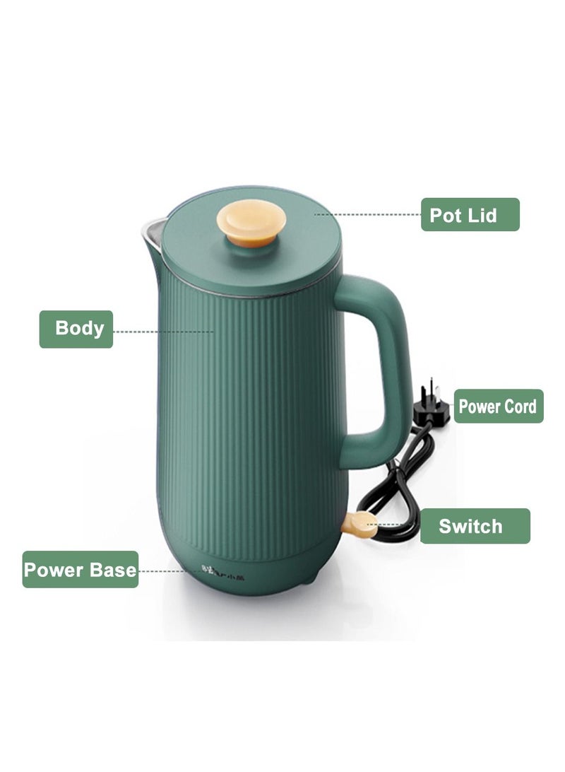 Electric Kettle 1.6L Auto Shut-Off Stainless Steel Quick Boiling Hot Water Boiler Kettle Pot 1800W For Home Office Outdoor