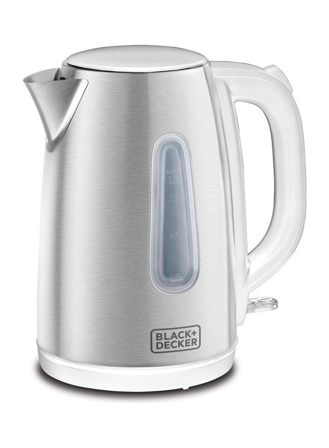 Brushed stainless steel kettle 2 year warranty 1.7 L 2200.0 W JC454-B5 stainless steel