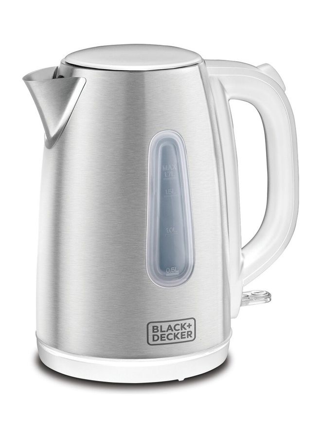 Brushed stainless steel kettle 2 year warranty 1.7 L 2200 W JC454-B5 stainless steel