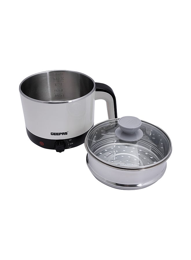 Double Layer Multi-Functional Kettle With Egg Boiler Attachment/Cooking Noodle 50-60Hz 1.7 L 1000 W GK38026 White/Silver/Black