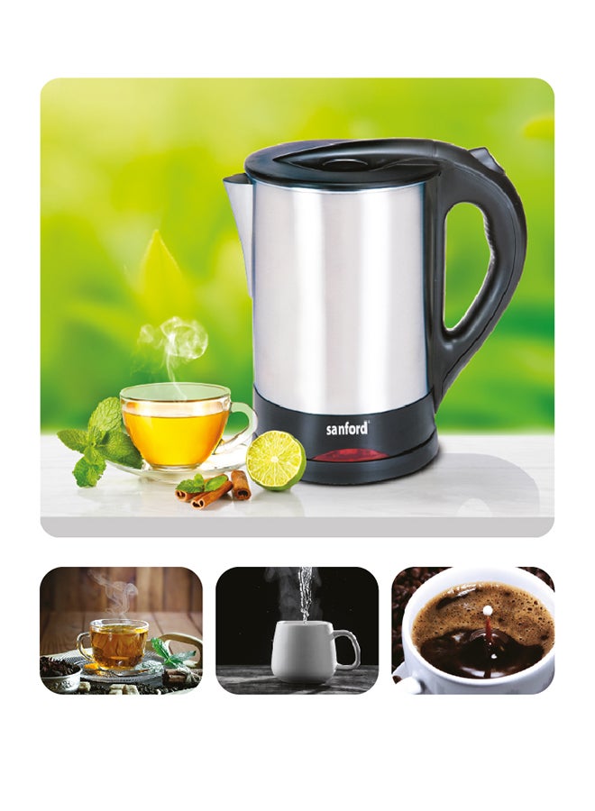 STAINLESS STEEL ELECTRIC KETTLE 1.7 L 2200 W SF860EK-1.7L BS Silver