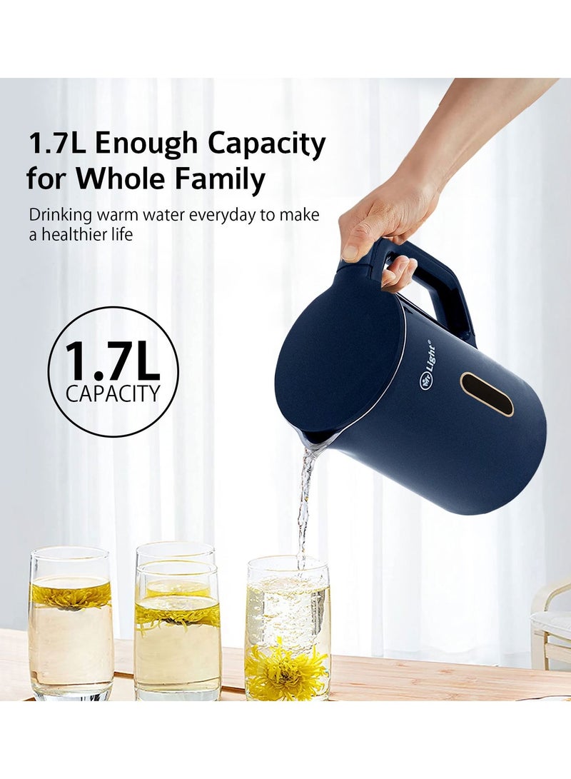 Stainless Steel Electric Kettle 1.7 L Super Fast Boiling 360 Cordless Rotation Auto Cut Off