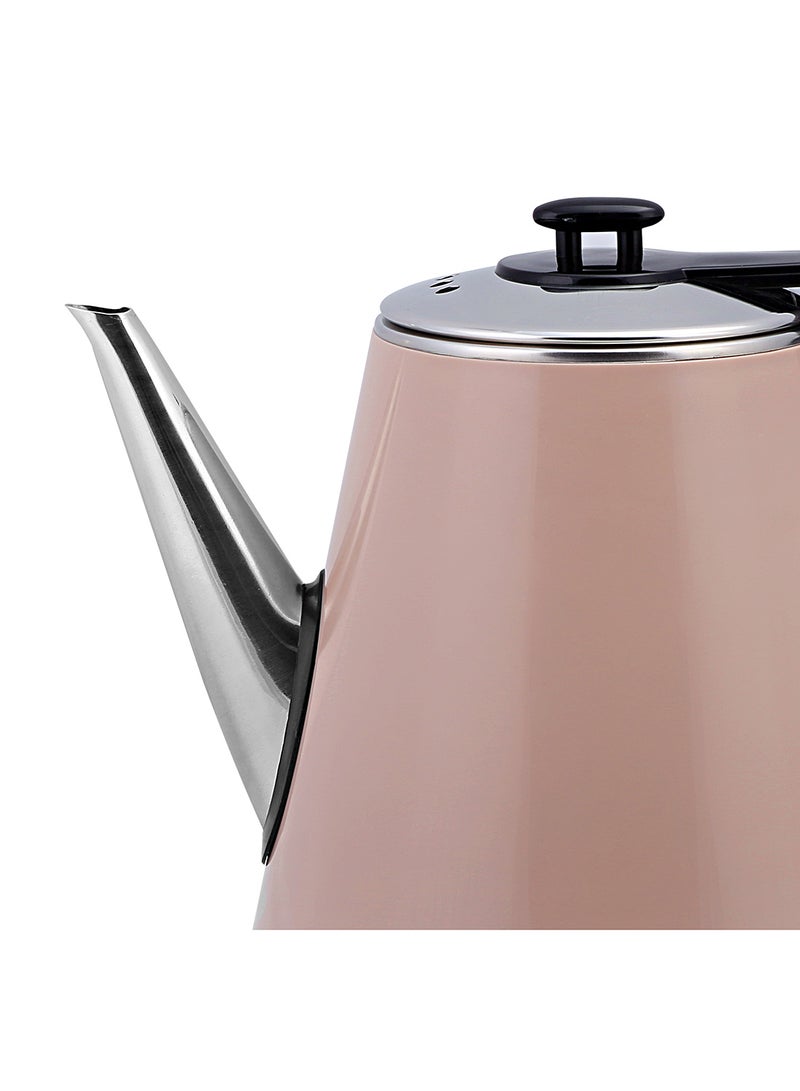 Portable Double Layer Electric Kettle with Inner Stainless Steel & Auto Shut-Off 1.2 L 1360 W GK38012 Grey