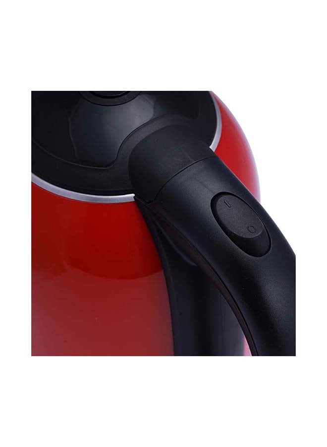 Double Layer Electric Kettle Cordless Water /Tea Kettle with  Stainless Steel Double Wall, Auto Shut-Off & Boil-Dry Protection | Ideal for Coffee, Tea, Water & More | 2 Years Warranty 1.7 L 1800 W GK38013 Red/Black