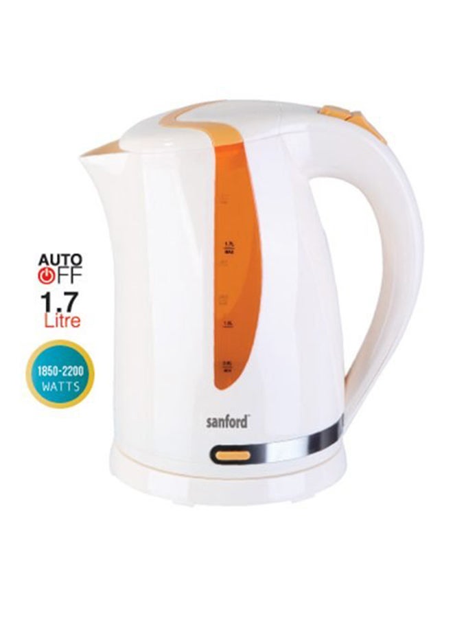 Electric Kettle 1.7L 1850-2200W 1.7 L 2200.0 W SF1878EK White/Orange