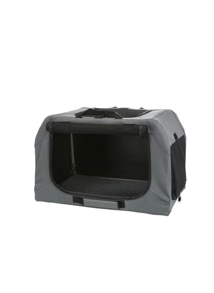 Trixie Easy Sift Mobile Kennel For Dogs Grey