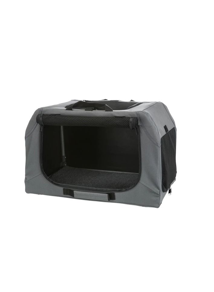 Trixie Easy Sift Mobile Kennel For Dogs Grey