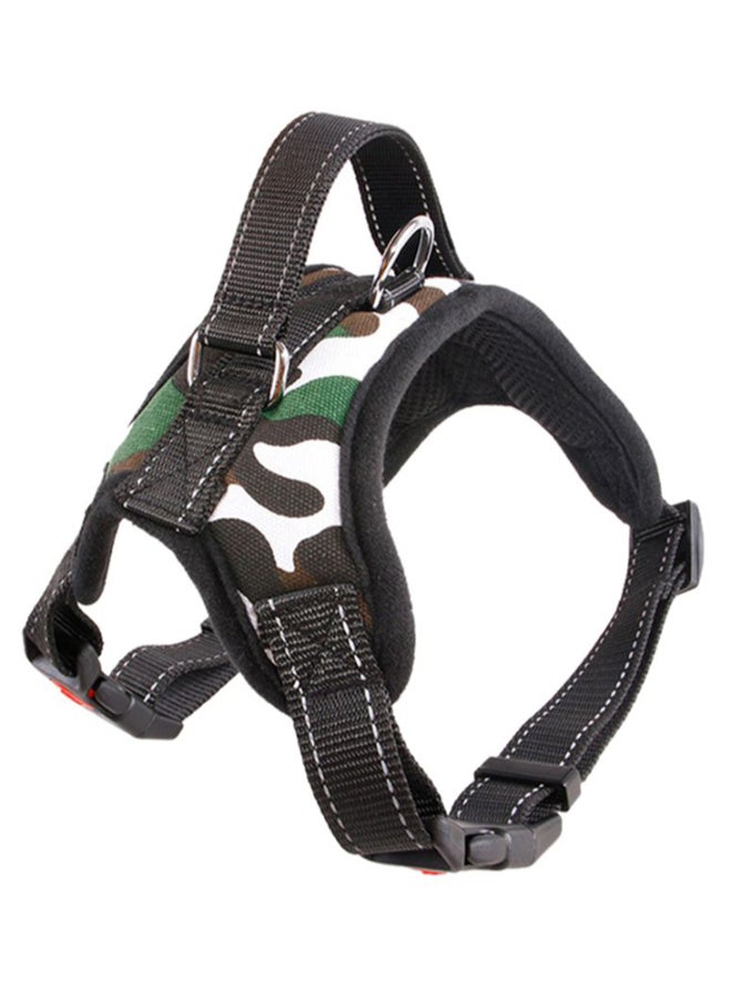 Adjustable Pet Harness Black/Brown/Green