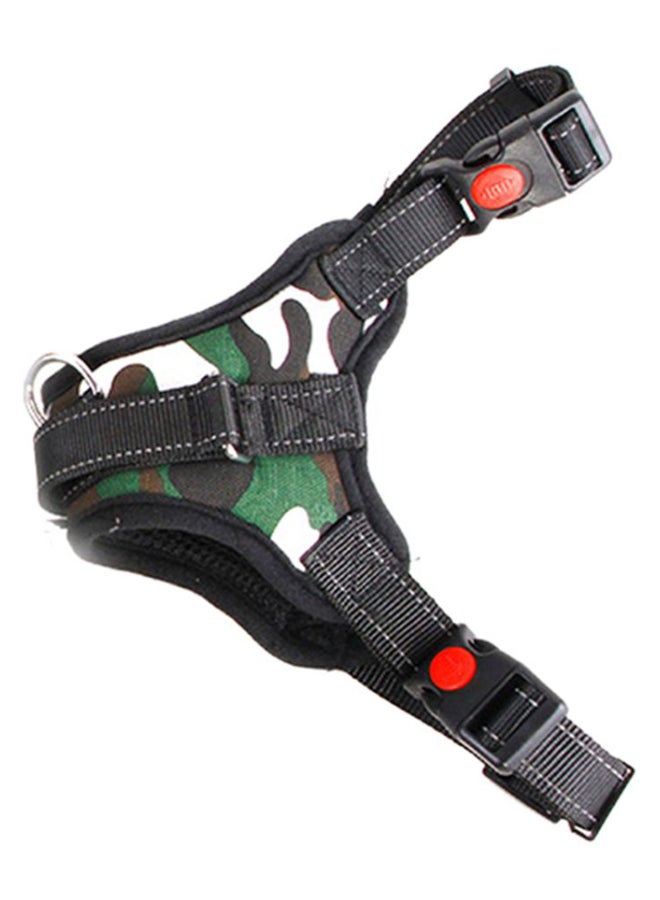 Adjustable Pet Harness Black/Brown/Green