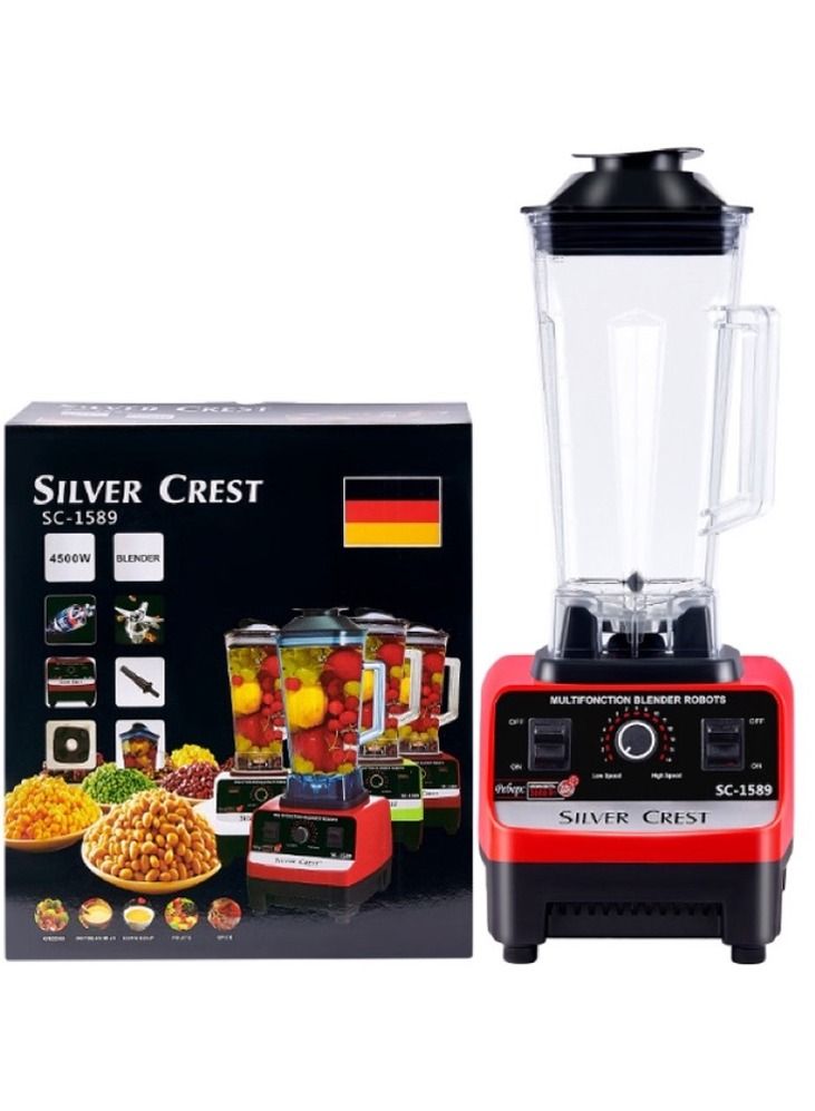 Heavy Duty Commercial Grade Electric Mixer Blender with 15 Timer Speed 4500W 2.5 Liter
