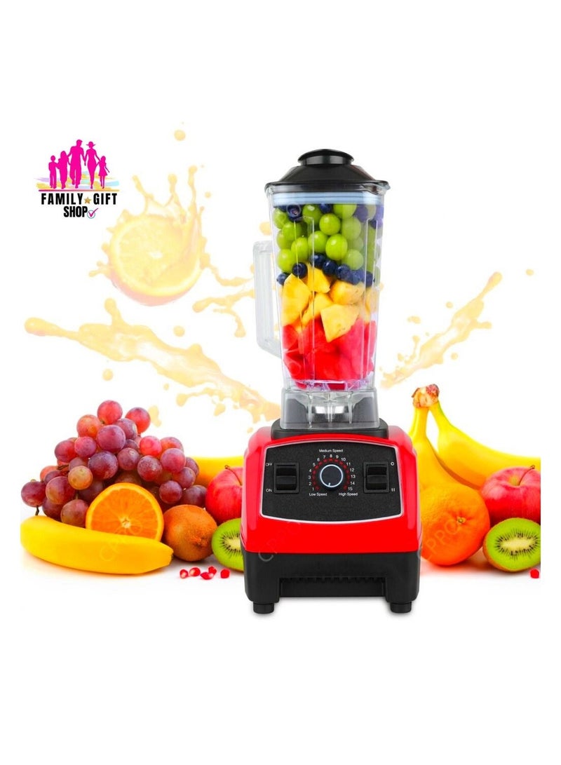2.5L 4500W BPA Free Professional Heavy Duty Commercial Timer Blender Mixer Juicer Food Processor Smoothies Ice Crusher Kitchen