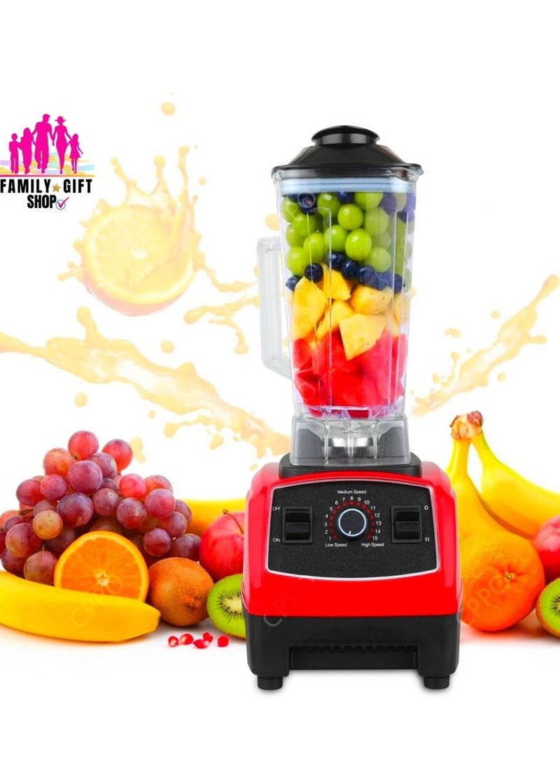 2.5L 4500W BPA Free Heavy Duty Blender Mixer Electric High Speed Juicer Food Processor Ice Smoothies Crusher Blander