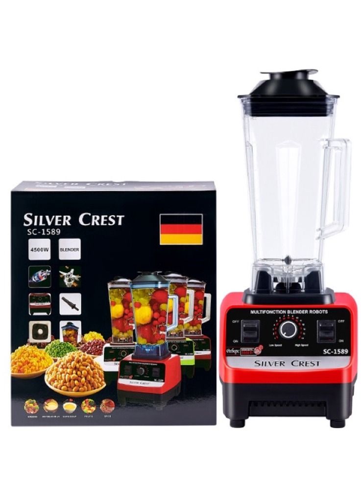 Heavy Duty Commercial Grade Electric Mixer Blender with 15 Timer Speed 4500W 2.5 Liter