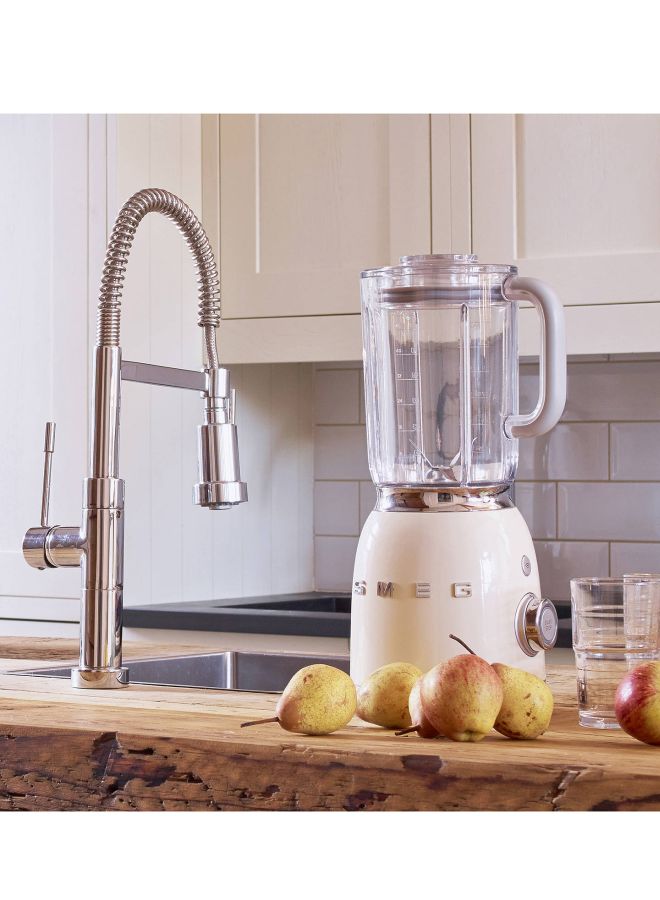 50's Retro Style Aesthetic Blender 1.5 L 800.0 W BLF01CRUK Cream/Clear