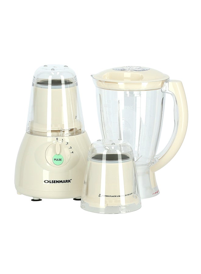 3-In-1 Electric Multi Functional Blender 1.5 L OMSB2203 White