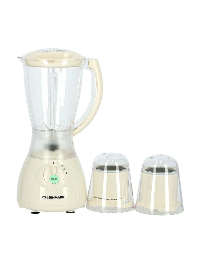 3-In-1 Electric Multi Functional Blender 1.5 L OMSB2203 White