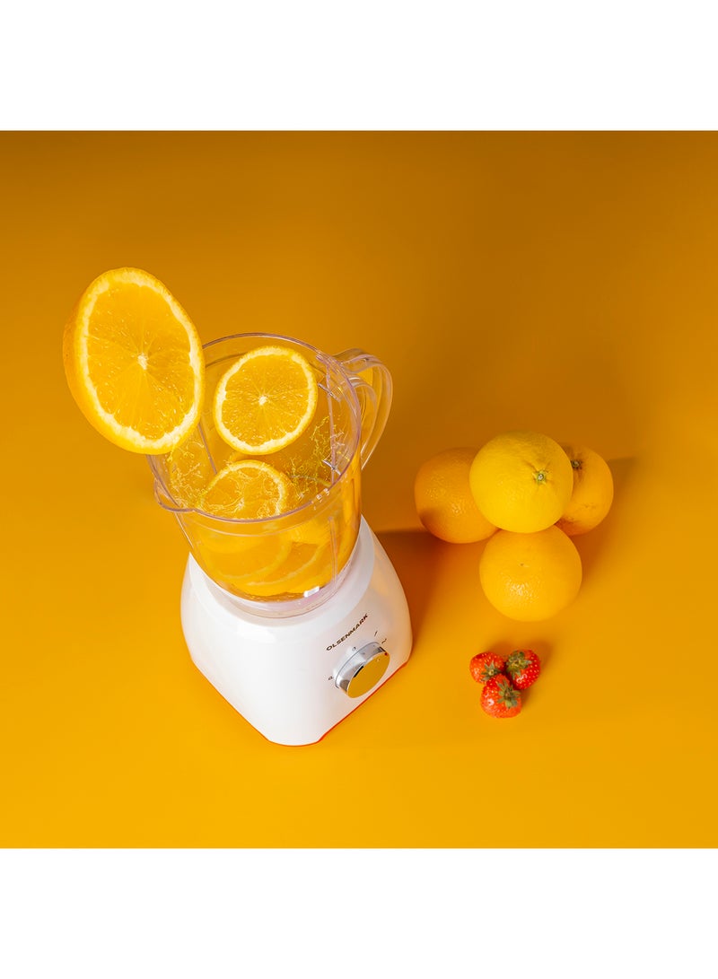 3 In 1 Multifunctional Blender 1.6 L 600.0 W OMSB2336 White/Clear