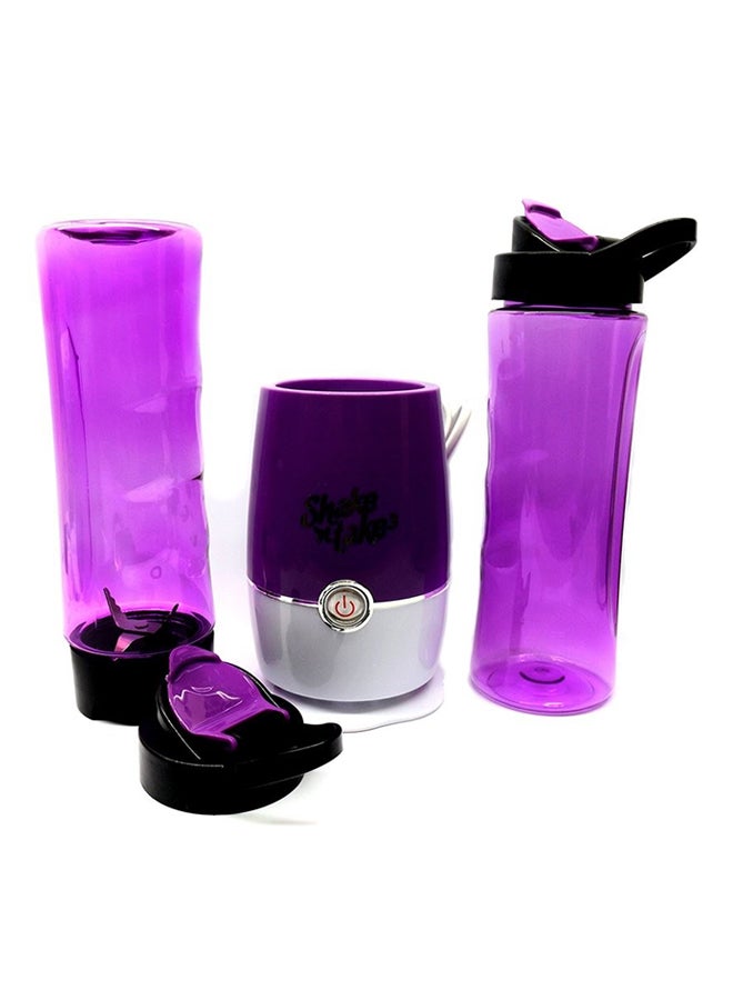 3-Piece Smoothie Blender 500.0 ml SH103 Purple/Black