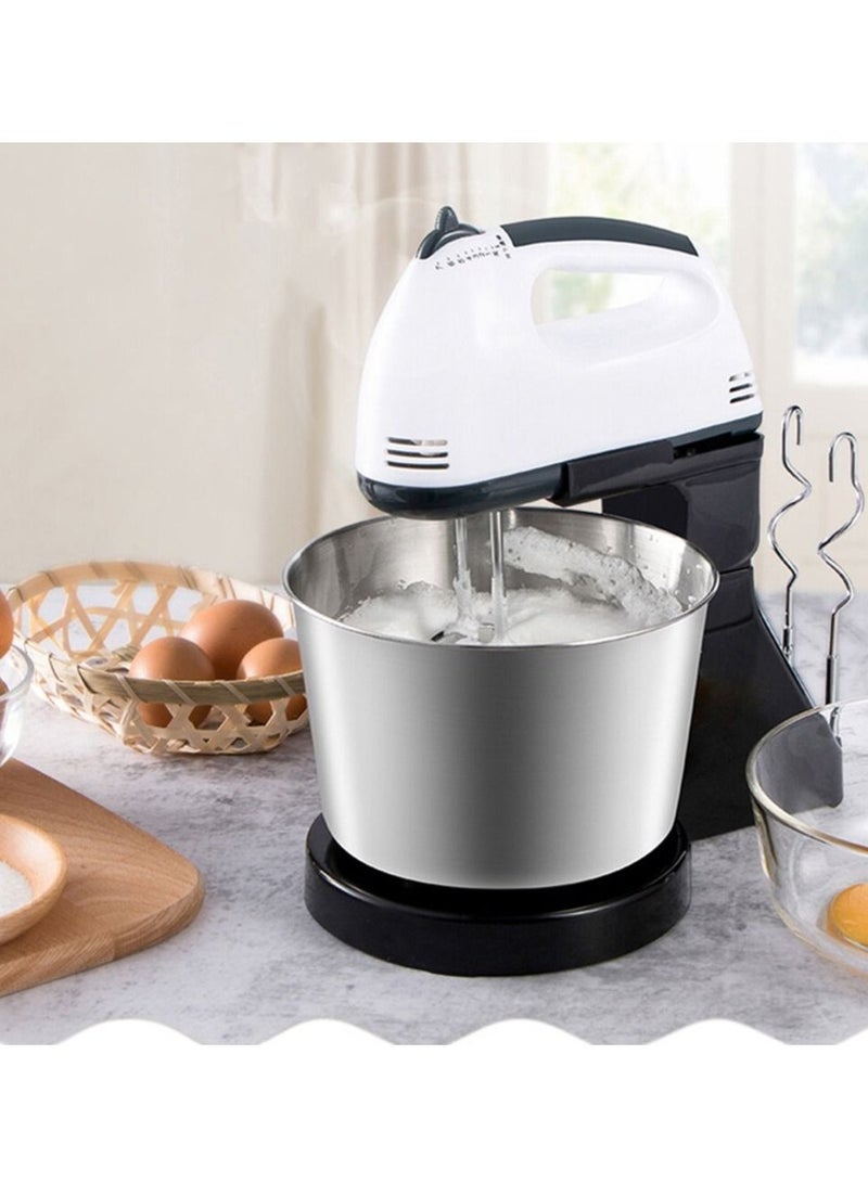 Multifunctional Food Mixer Kitchen Electric Mixer Machine With Stand Stainless Steel Dough Hooks And Beating Mixer 7 Speed