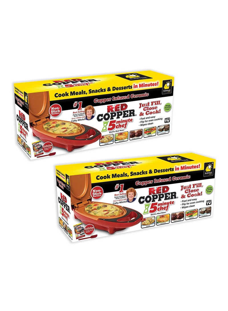 Red Copper 5-Minute Chef - Non-Stick Omelette Pan